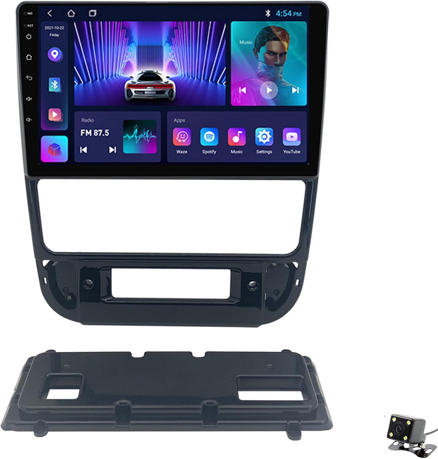 ADMLZQQ Double Din Car Stereo Multimedia with Bluetooth and 9