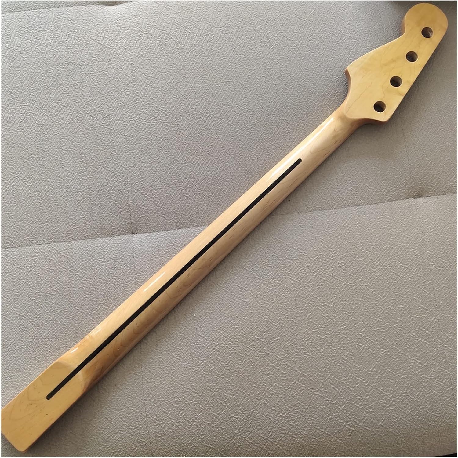 Fretless Maple 24 Frets Bass Guitar Neck Part 4 String Maple Fingerboard Unfinished Guitar Neck