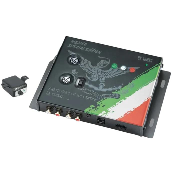Soundstream BX-10MX D - Mexico Edition Bass Processor – Car Audio Signal Restoration Processor with Remote Control | Sub Booster for Factory & Aftermarket Sound Systems