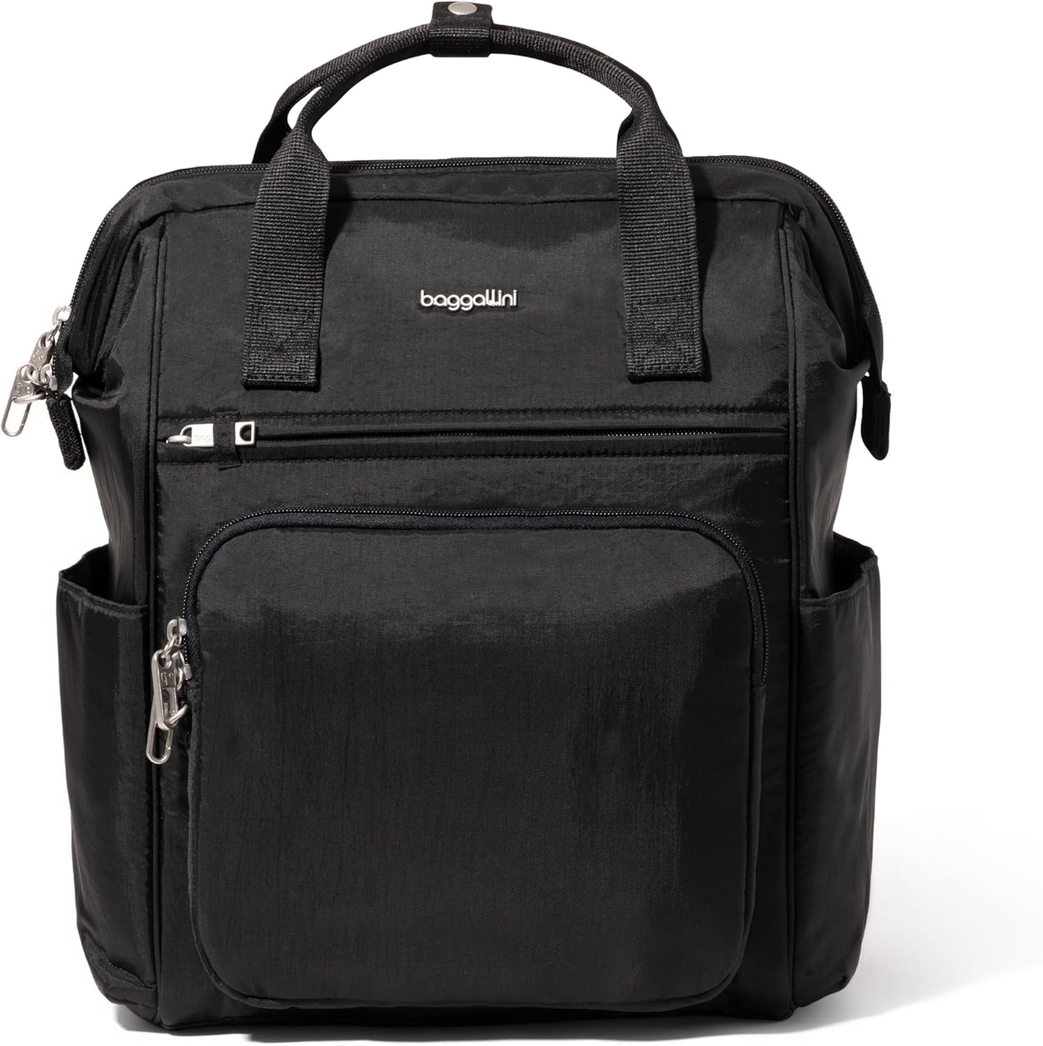 Baggallini Securtex Anti-Theft Windsor Backpack for Travel, Work & College, RFID & Locking Zipper, Up to 16