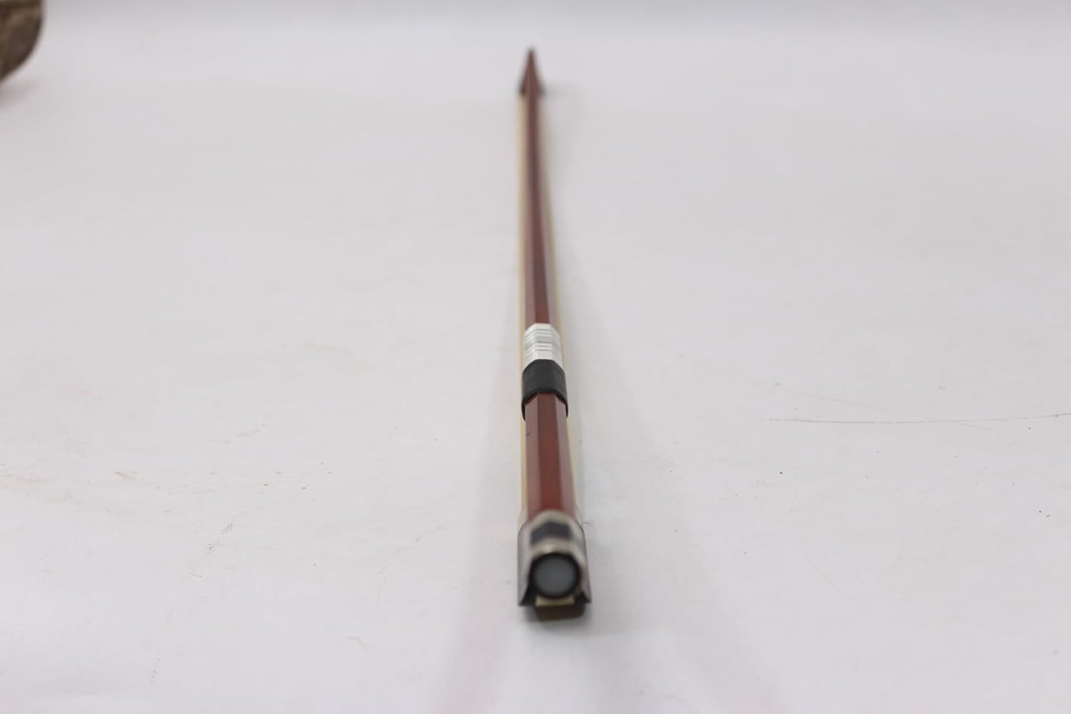 Guitar Bow 3/4 Upright Double Bass Bow for String Bass Bows Germany French Style Natual Mongolia Bow Hair Ebony Frog Pearl Inlay