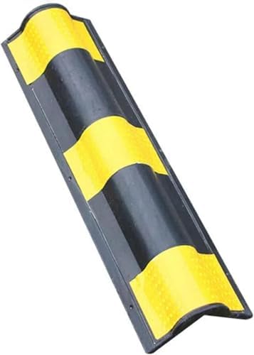 Reflective Corner Guard for Garage - Rubber Edge Protector, Ideal for Parking Lots & Warehouses, Durable Car Bumper Safety, Prevents Damage & Improves Visibility