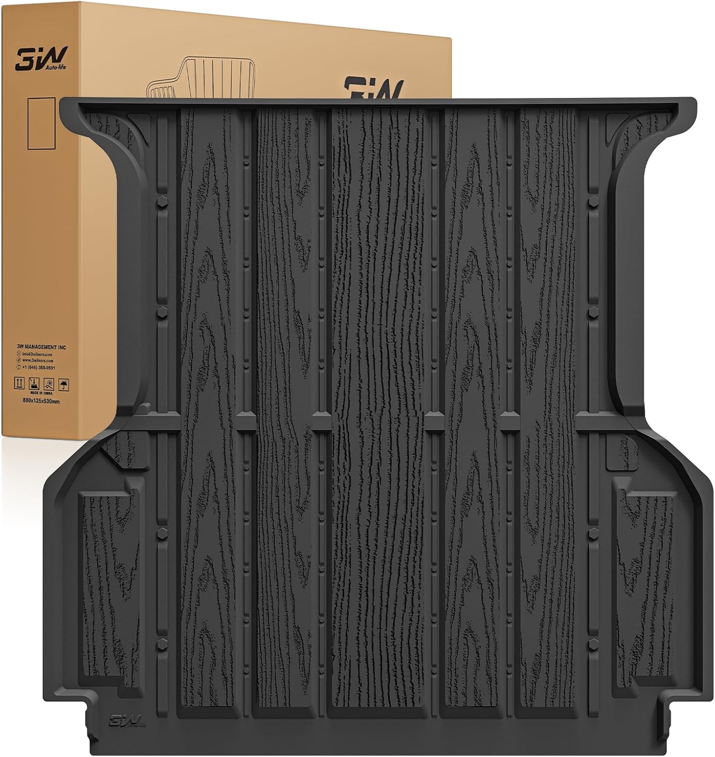 3W Truck Bed Mat for Ford Ranger (5FT, 59.6