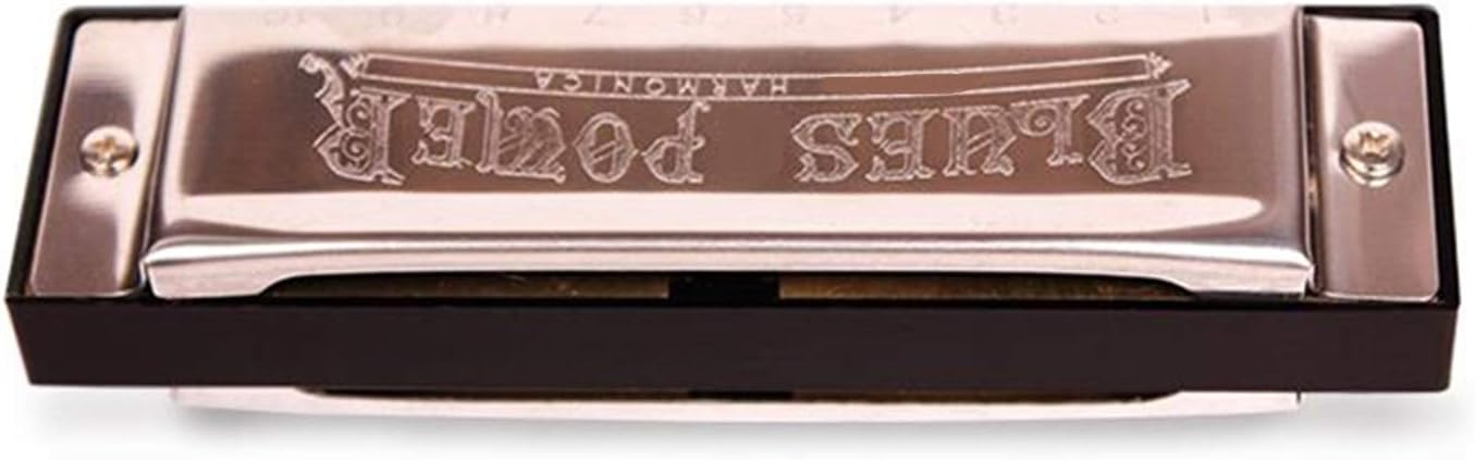 Harmonica 12Pcs/Set 10 Hole 20 Tone Harmonica Senior Diatonic Blues Harp A/B/C/D/E/F/G Key Mouth Organ Sliver