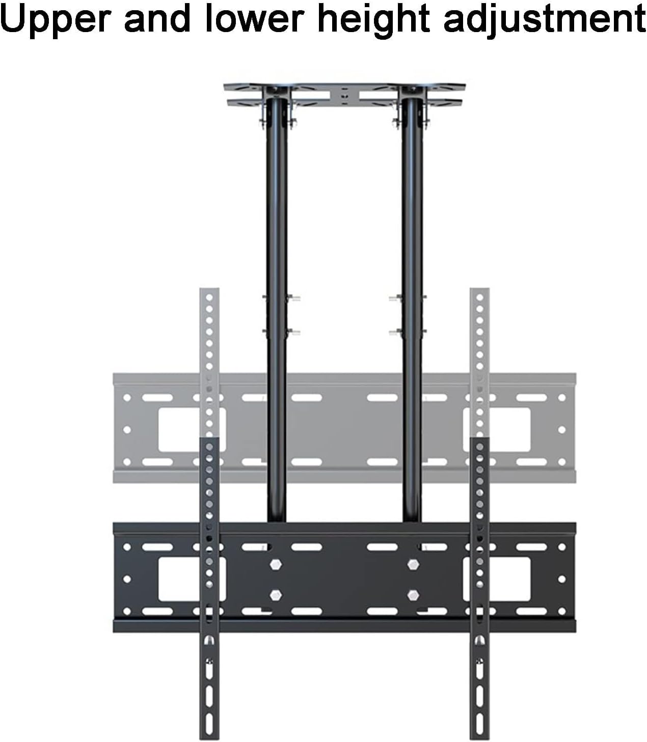 Corner tv Wall Mount,tv Mount, Adjustable TV Mount Bracket, 2 Post Single Screen TV Mount, Tilt TV Mount for 40-85 Inch TVs, Ceiling Mount, Max 600x400mm