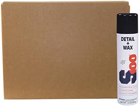S100 18400A-12PK-12PK Detail + Wax Aerosol - 120 fl. oz., (Pack of 12)