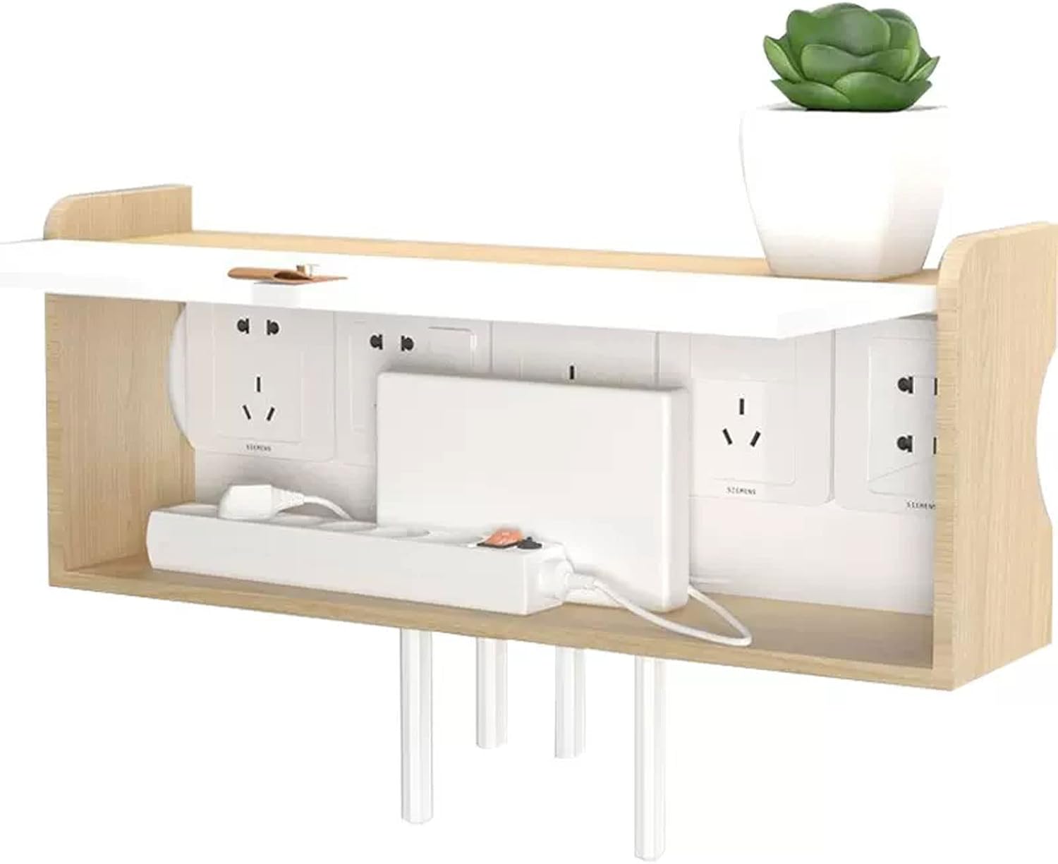 Wall Shelf Floating Shelf Wall Mounted TV Shelf TV Stand TV Media Console Set-top Box Router Shelf TV Background Wall Decorative Shelf TV Wall Unit Decor Wall Mount Corner Shelves