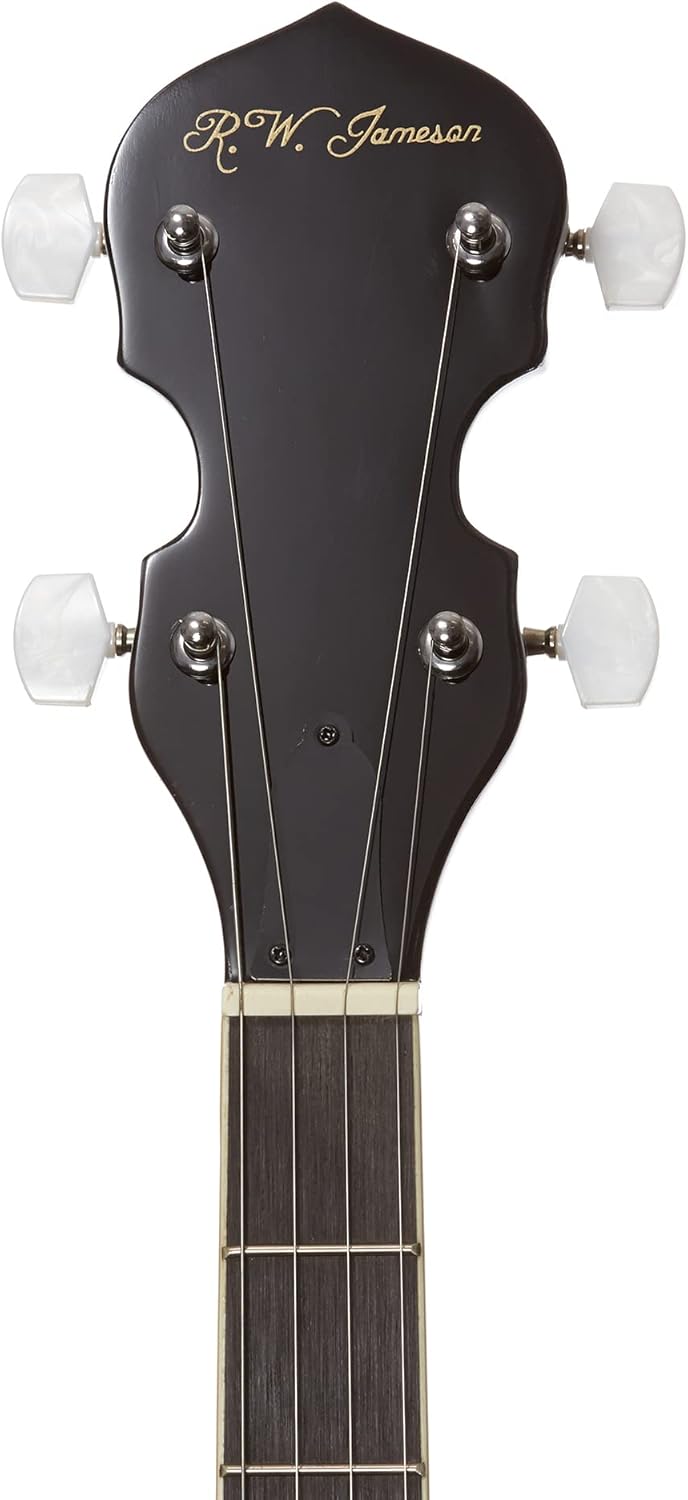 Jameson Guitars 5-String Banjo 24 Bracket with Closed Solid Back and Geared 5th Tuner