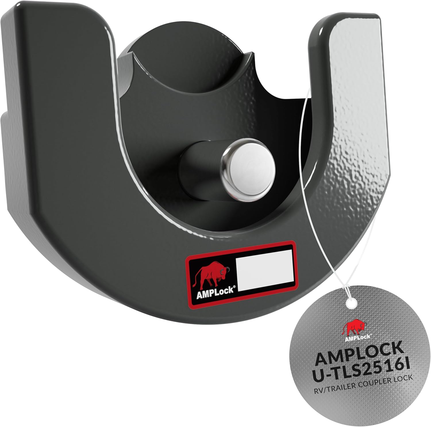 AMPLock - U-TLS2516I Ball Travel Hitch Coupler Lock - 2-5/16