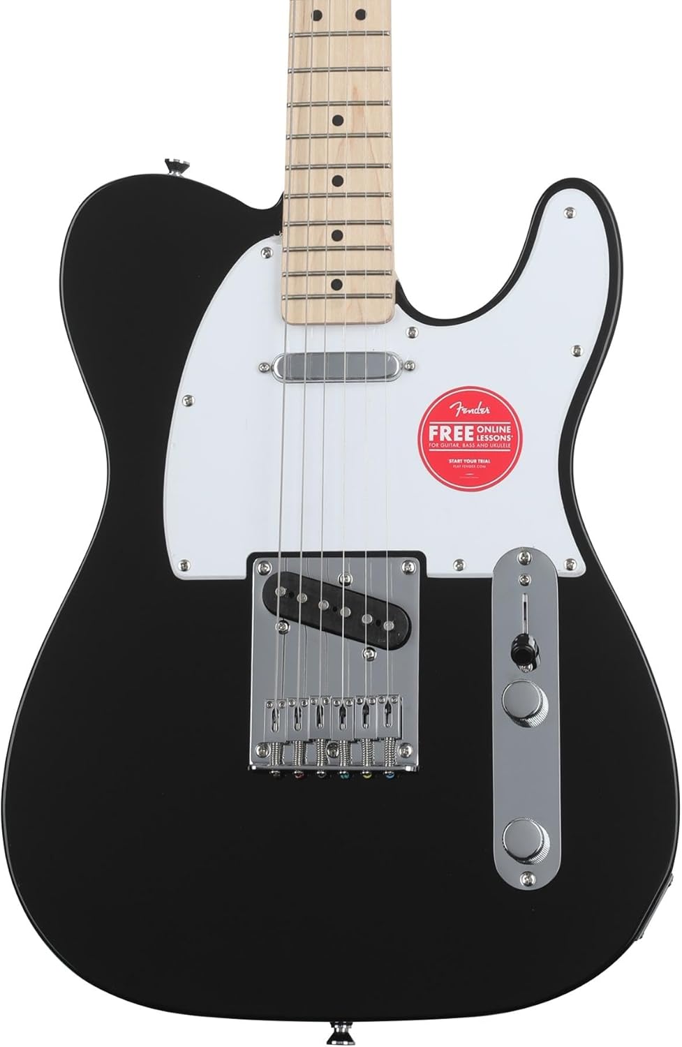 Squier Sonic Telecaster Electric Guitar Essentials Bundle - Black
