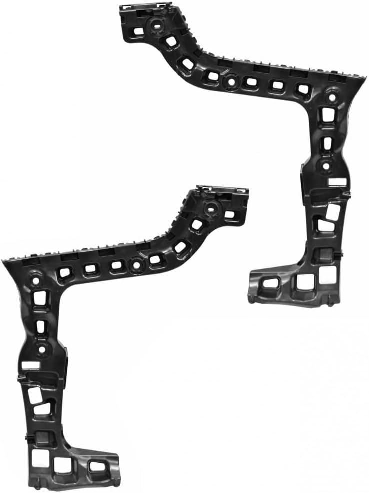 For Volkswagen Atlas 2018 2019 2020 Bumper Cover Support Driver and Passenger Side | Pair | Rear Lower | Outer | PP Plastic | Replacement For VW1142111, VW1143111 | 191275718506, 3CN807393, 3CN807394