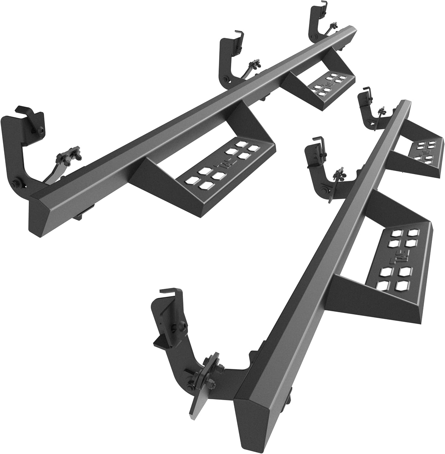 TAC Sniper Running Boards Fit 2009-2018 Ram1500 Crew Cab|2010-2025 Ram2500/3500 Crew Cab(Excl. Chassis Cab Diesel Models) 4