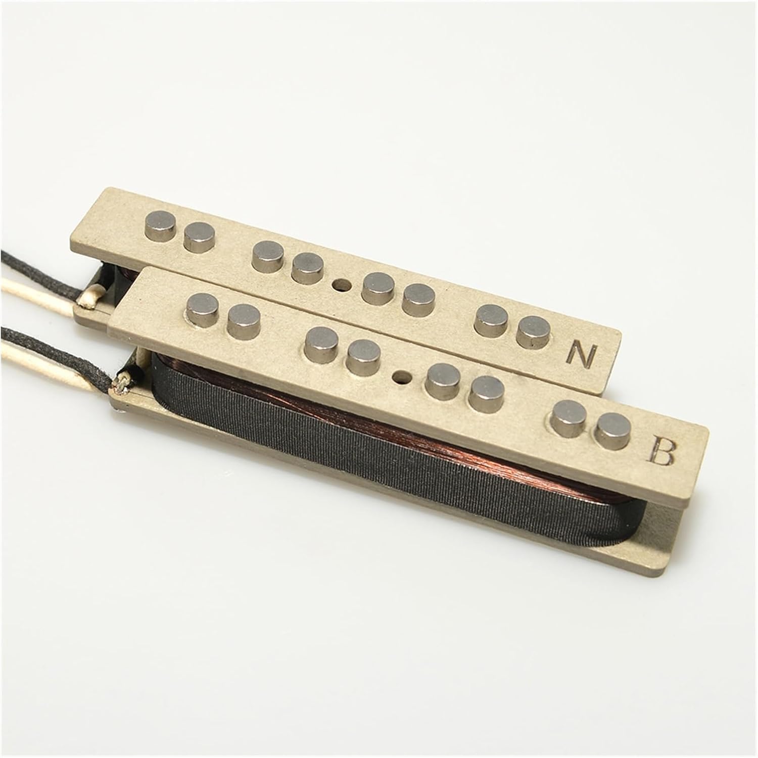 4 Strings/5 String Bass Pickup Set Open Style Alnico 5 Magnet Neck and Bridge Pickup Set for Bass Guitar Electric Guitar Pickups Set (Color : 4 Strings 02)