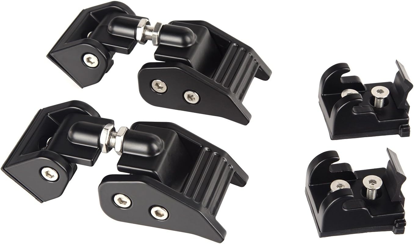 Rugged Ridge | Hood Catch Kit, Black | 11210.11 | Fits 2007-2018 Jeep Wrangler JK