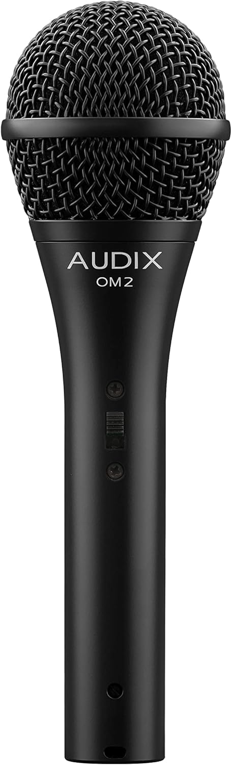 Audix OM2S All-Purpose Professional Dynamic Vocal Microphone with Switch