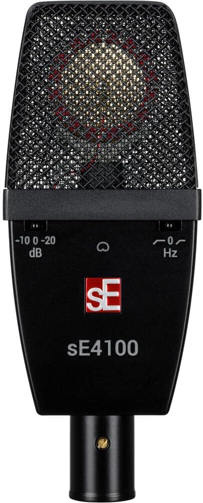 SE Electronics SE4100 Large Diaphragm Cardioid Vintage Condenser Microphone w/Shockmount