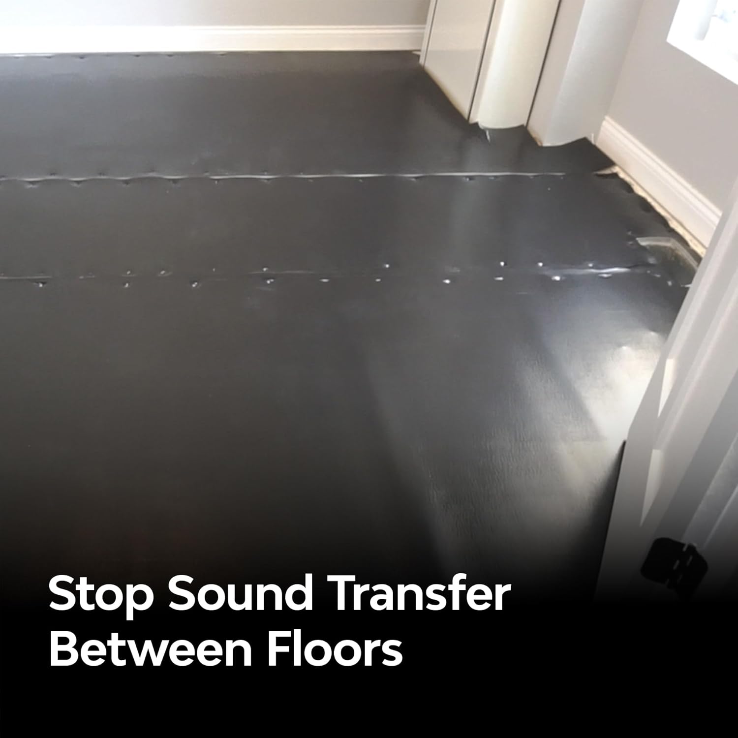 DynaPad Four-Layer Composite Sound Dampening Foam to Reduce Noise in Room - Sound Deadening Floor Insulation Foam - 54 in x 25 ft Long Acoustic Insulation Roll