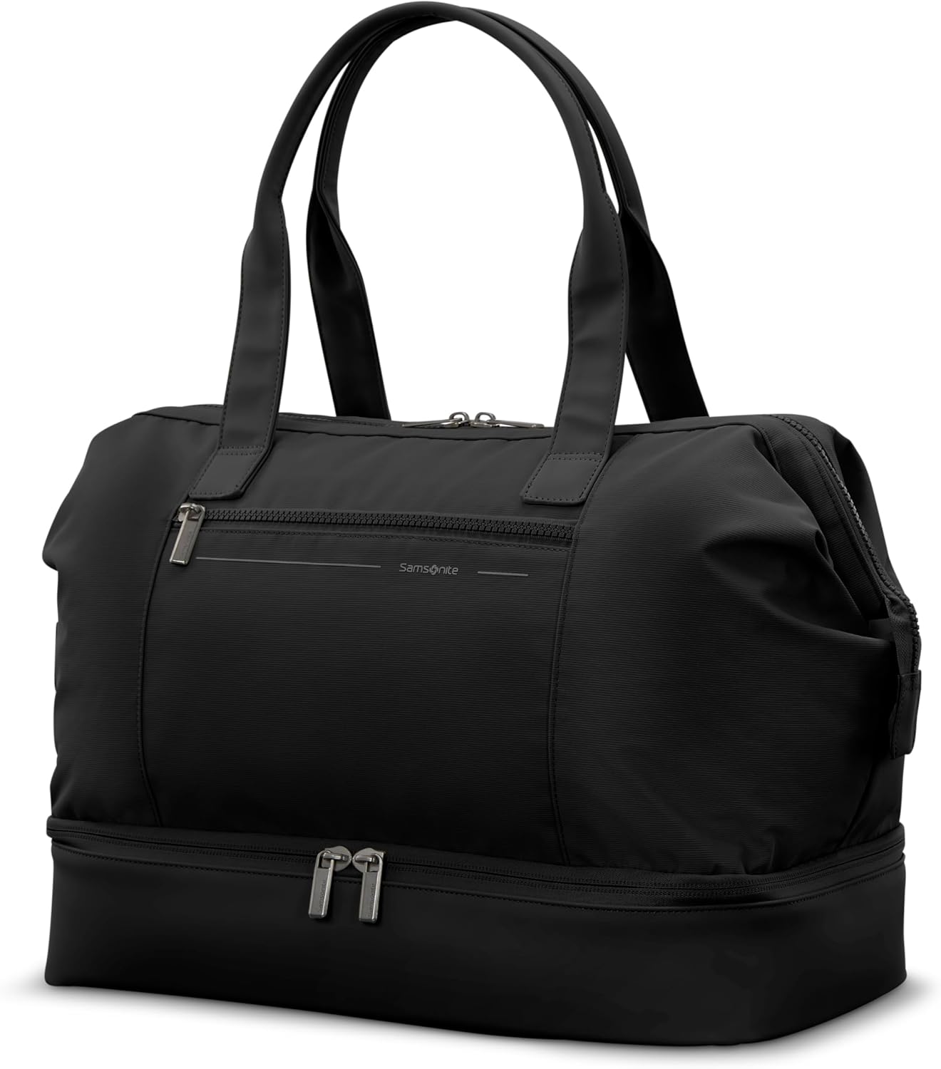 Samsonite Better Than Basics Weekender Duffle – Drop Bottom Travel Bag with 14” Laptop Compartment, SmartSleeve™