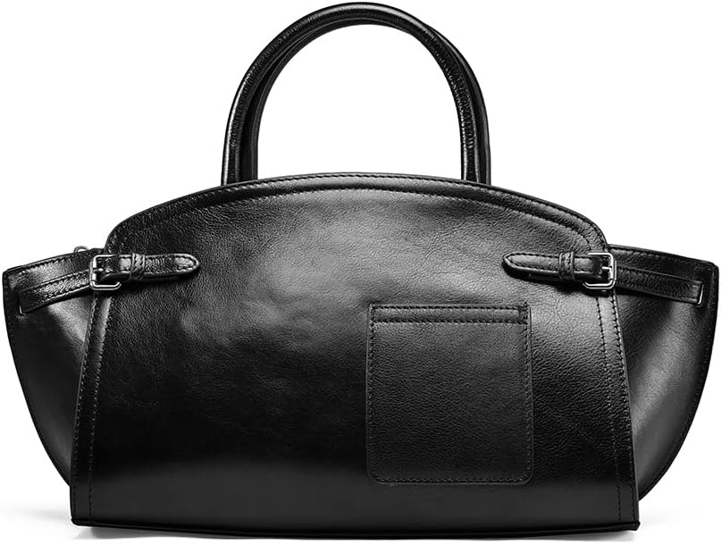 Genuine Leather Handbags For Women Crossbody Purse Vintage Hobo Bags Top Handle Bags Brown