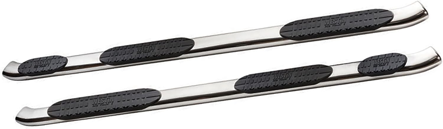 Westin 21-534320 PRO TRAXX 5 Oval Wheel to Wheel Nerf Bars fits 2009-2018 Ram 1500 2019-2024 1500 Classic 2010-2025 Ram 2500 3500 Crew Cab 6'5