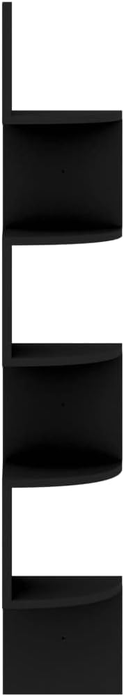 Corner Shelf,Floating Shelves for Wall,Easy-to-Assemble Wall Mount Corner Shelves for Bedrooms and Living Rooms Wall Corner Shelf Black 7.5