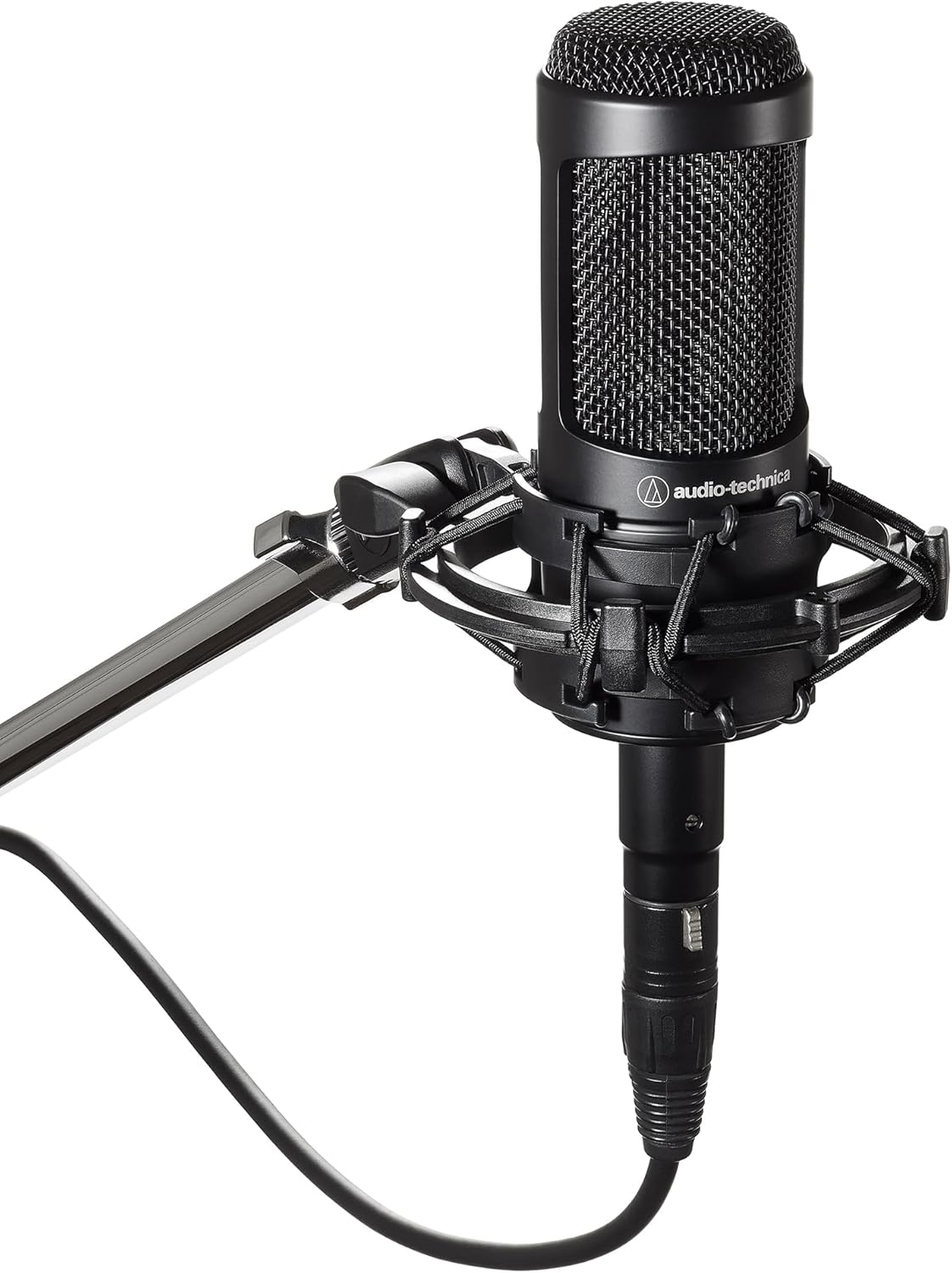Audio-Technica AT2035 Cardioid Condenser Microphone, Perfect for Studio, Podcasting & Streaming, XLR Output, Includes Custom Shock Mount