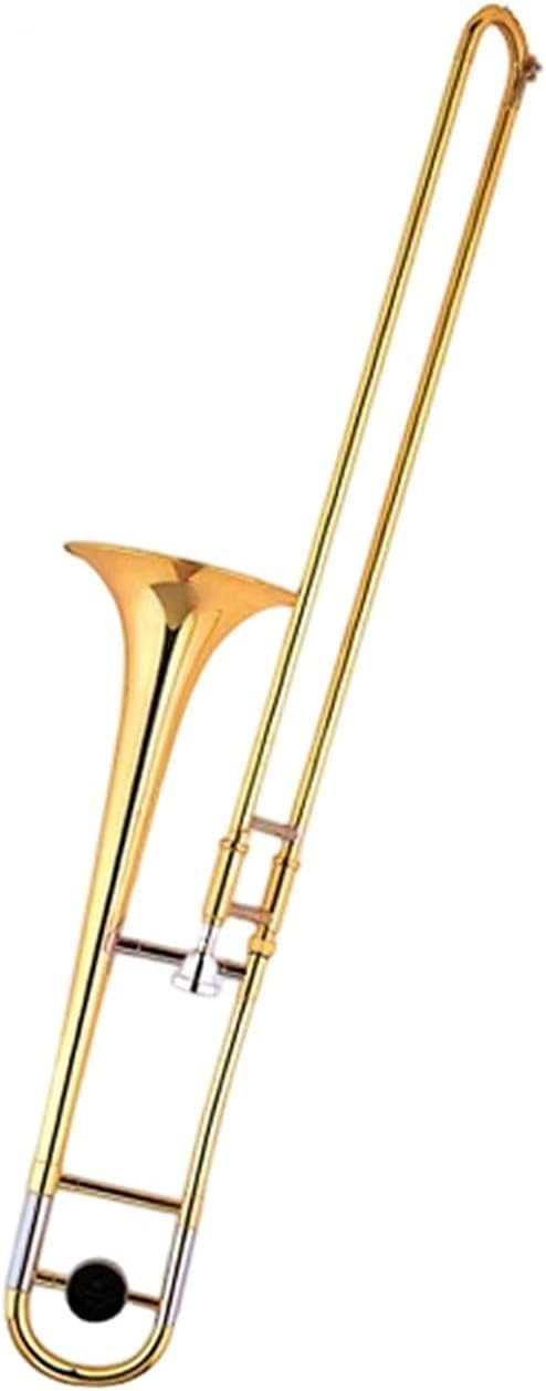 Adult Trombone Instrument Tenor Trombone In B Flat Lacquer Performance Beginner Instrument(2)