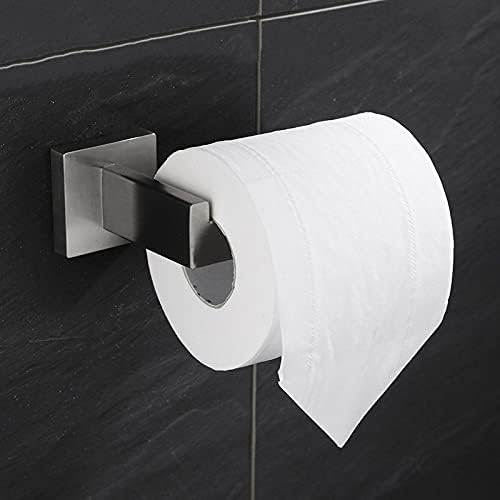 Shower Shelves Bathroom Stainless Steel Brushed Towel Rack, Toilet Paper Holdel Hook Bathing Accessories (Color : Towel Rack)