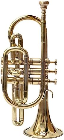Shreyas Cornet Bb Pitch With Free Hard Case And Mouthpiece,Nickel + Brass