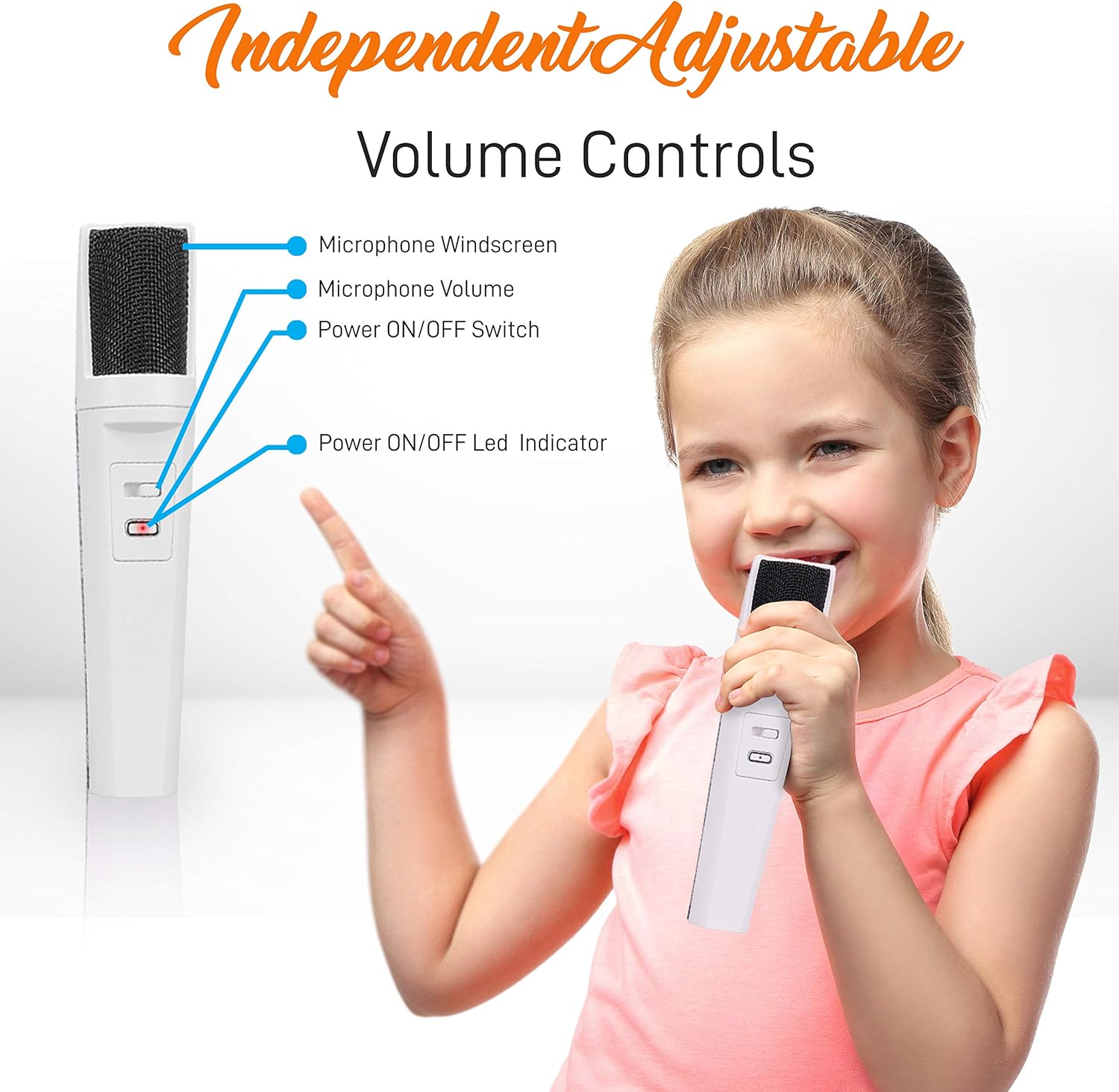 Pyle, Wireless Microphone System USB Rechargeable Batteries 2 Handheld Mics,1 Compact Base, for PA Karaoke Dj, High Performance, Portable Easy Carry PDWM2232