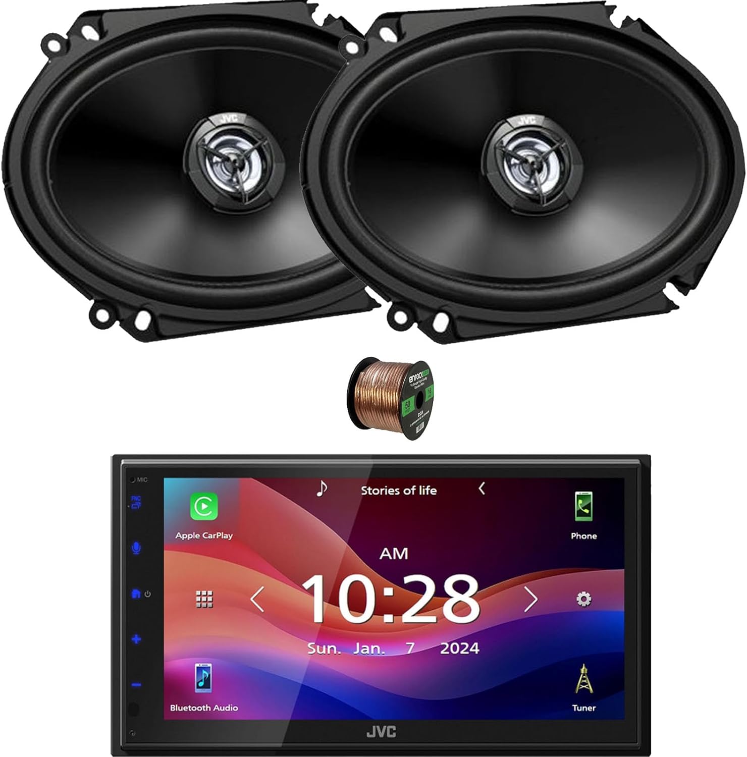 JVC KW-M590BT Double DIN 6.8