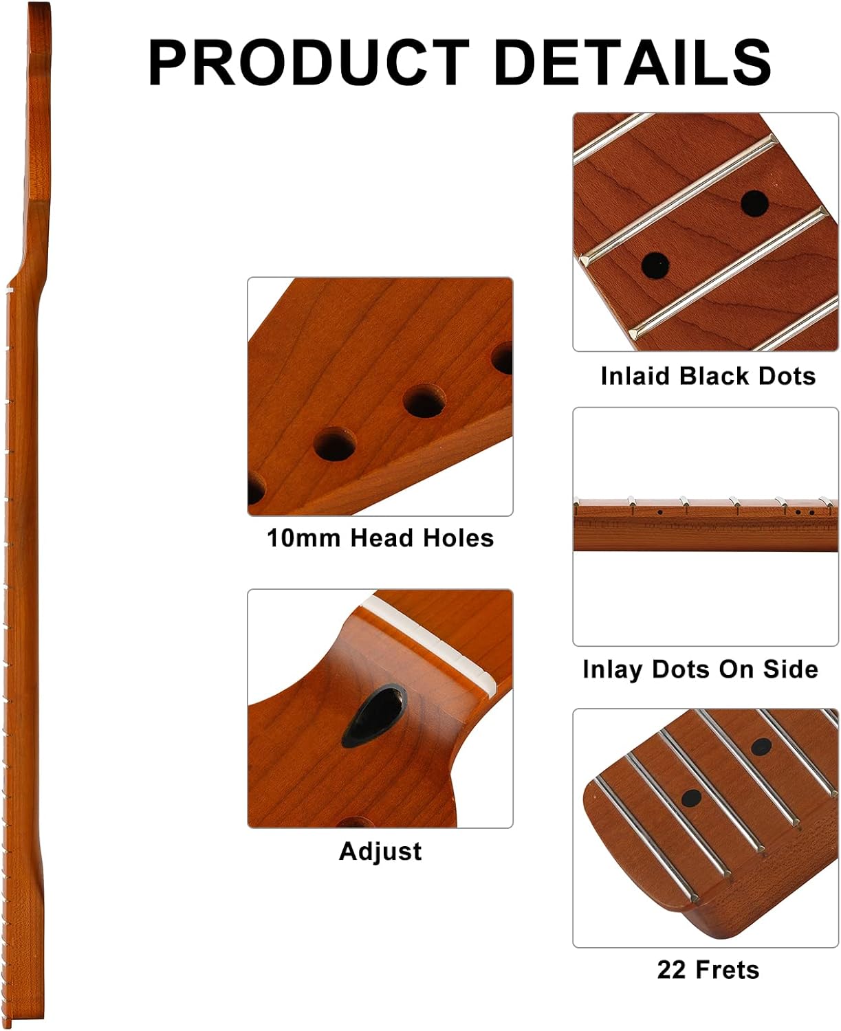 22fret Yellowish Matte 9.5