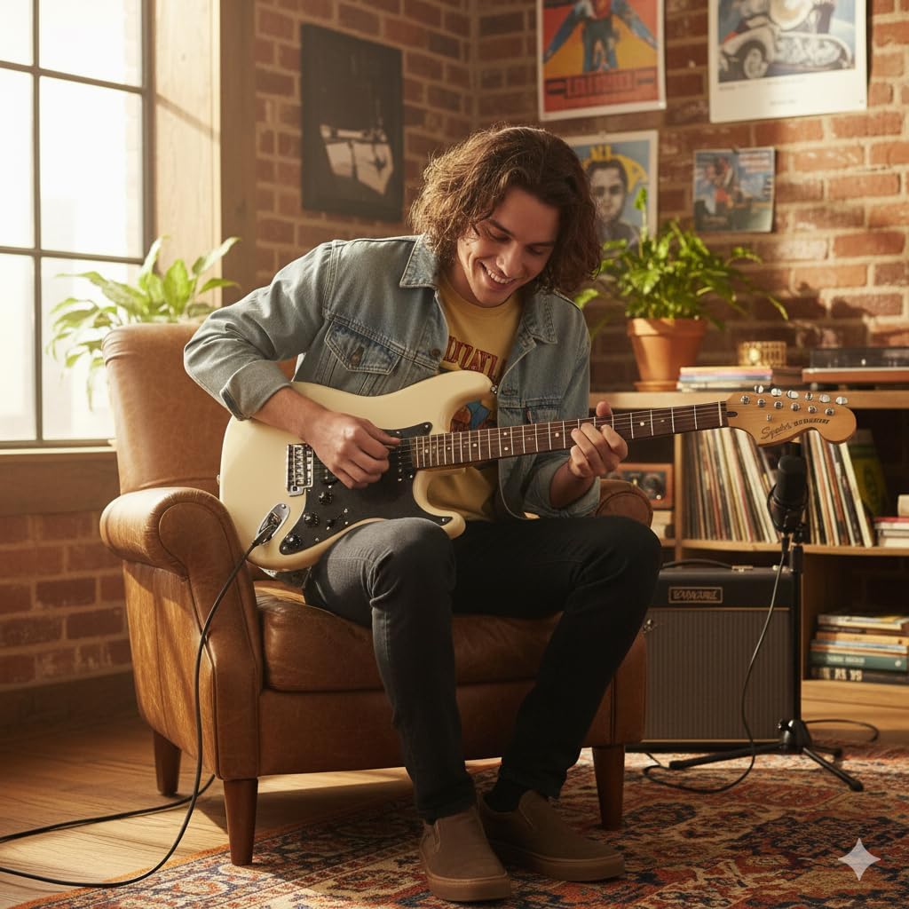 Fender Squier Affinity Stratocaster HSS Electric Guitar - Olympic White