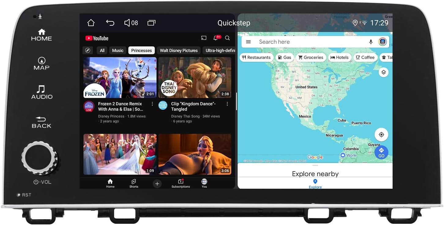 JOYING 9 Inch Radio for Honda CRV 2017-2021 Android 13 Car Stereo Plug and Play Head Unit 4GB+64GB with Carplay Android auto 1280 x 800P Support SWC Bluetooth 5.0(JY-HT123N4)