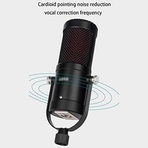 Microphone,Condenser Computer PC Mic,Plug&Play Gaming Microphones Recording Condenser Microphone