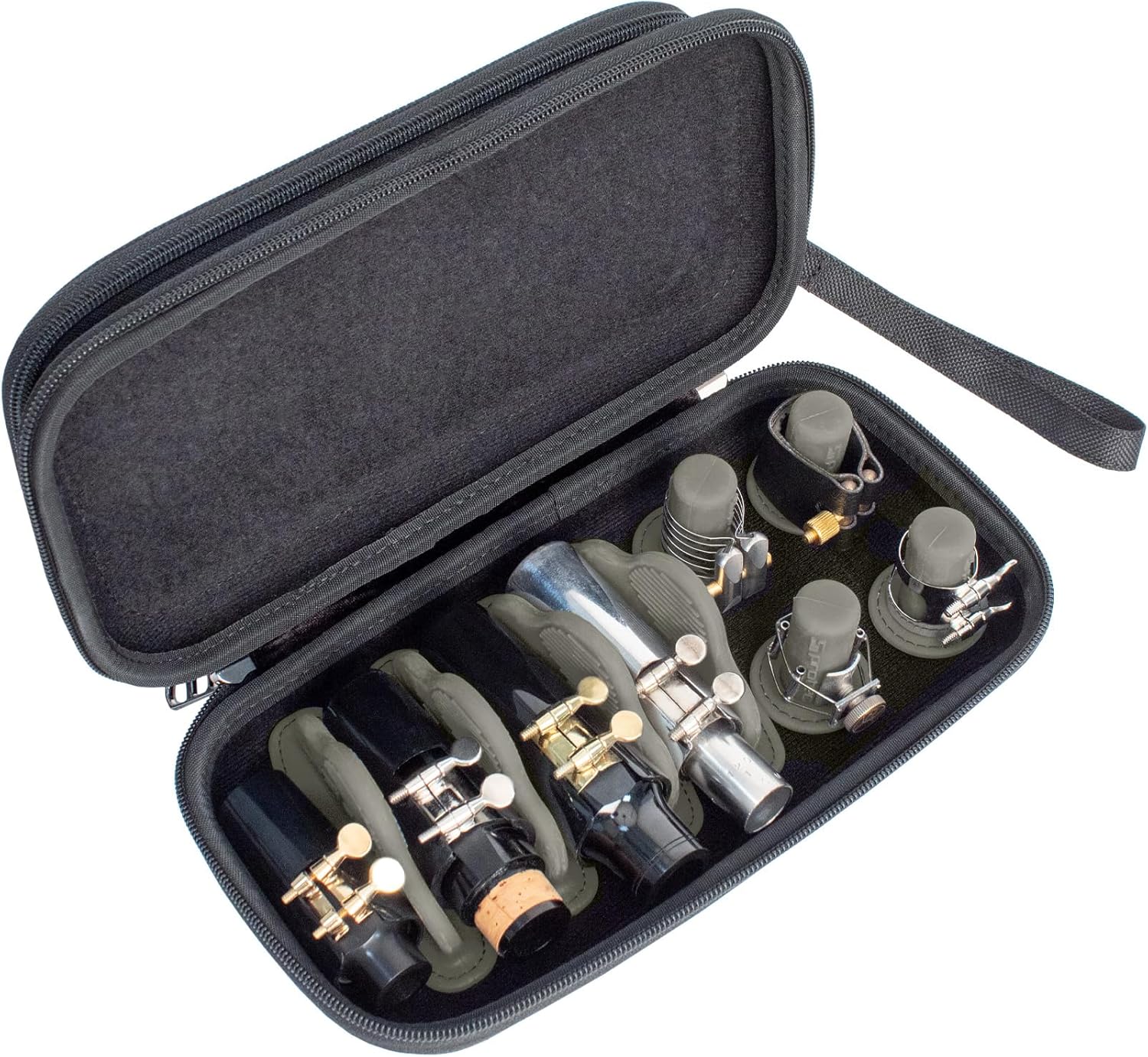 Protec Woodwind Modular Mouthpiece Case, 5 Dividers & 4 Holders, Model A400