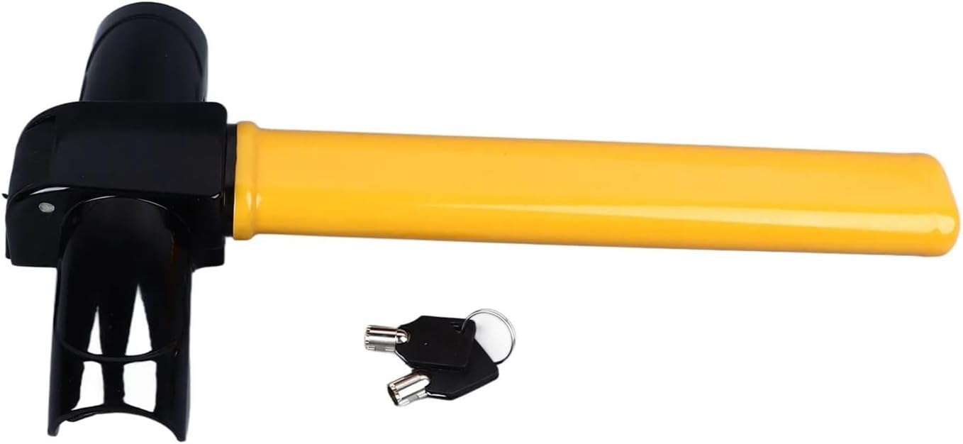 Steering Wheel Lock A3 Steel T Shape Portable Theft Prevention Security Locking Devices with 2 Keys for Vehicle