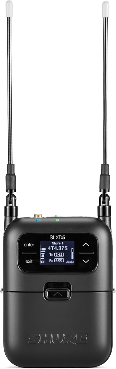 Shure SLXD15/85 Wireless Bodypack System with WL 185 Lavalier Microphone - G58 Band