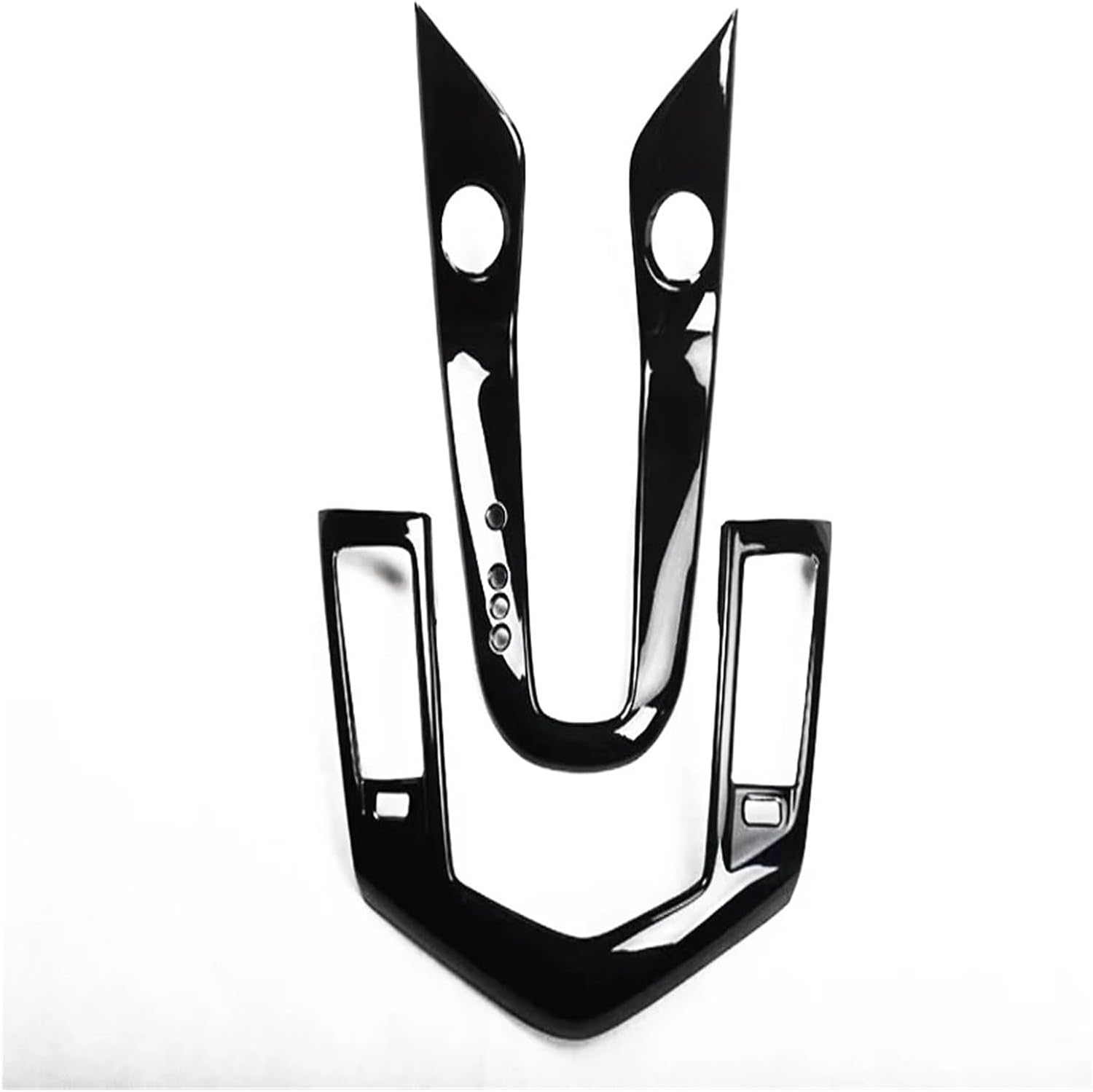 Center Console Frame Gear Control Shift Panel Cover Trim Sticker Compatible for Chevy Chevrolet Cruze 2009-2015 ABS Car Styling Interior Accessories(at 2PCS,Carbon)