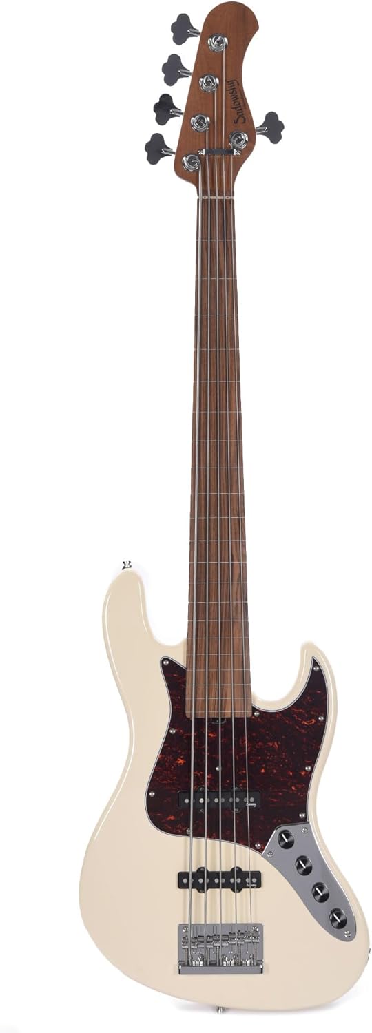 Sadowsky MetroExpress Vintage JJ Bass Fretless, 5-string - Olympic White