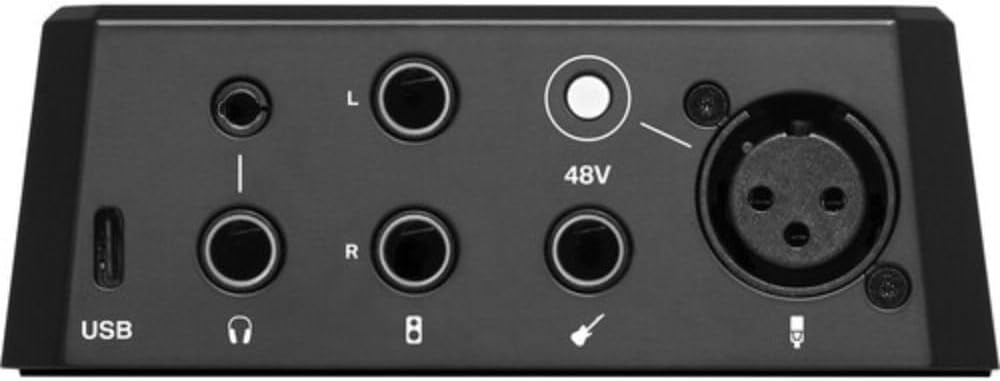 Lewitt CONNECT 2 USB-C Audio Interface Bundle with Polsen HPC-A30 Closed-Back Studio Monitor Headphones XLR- XLR Cable