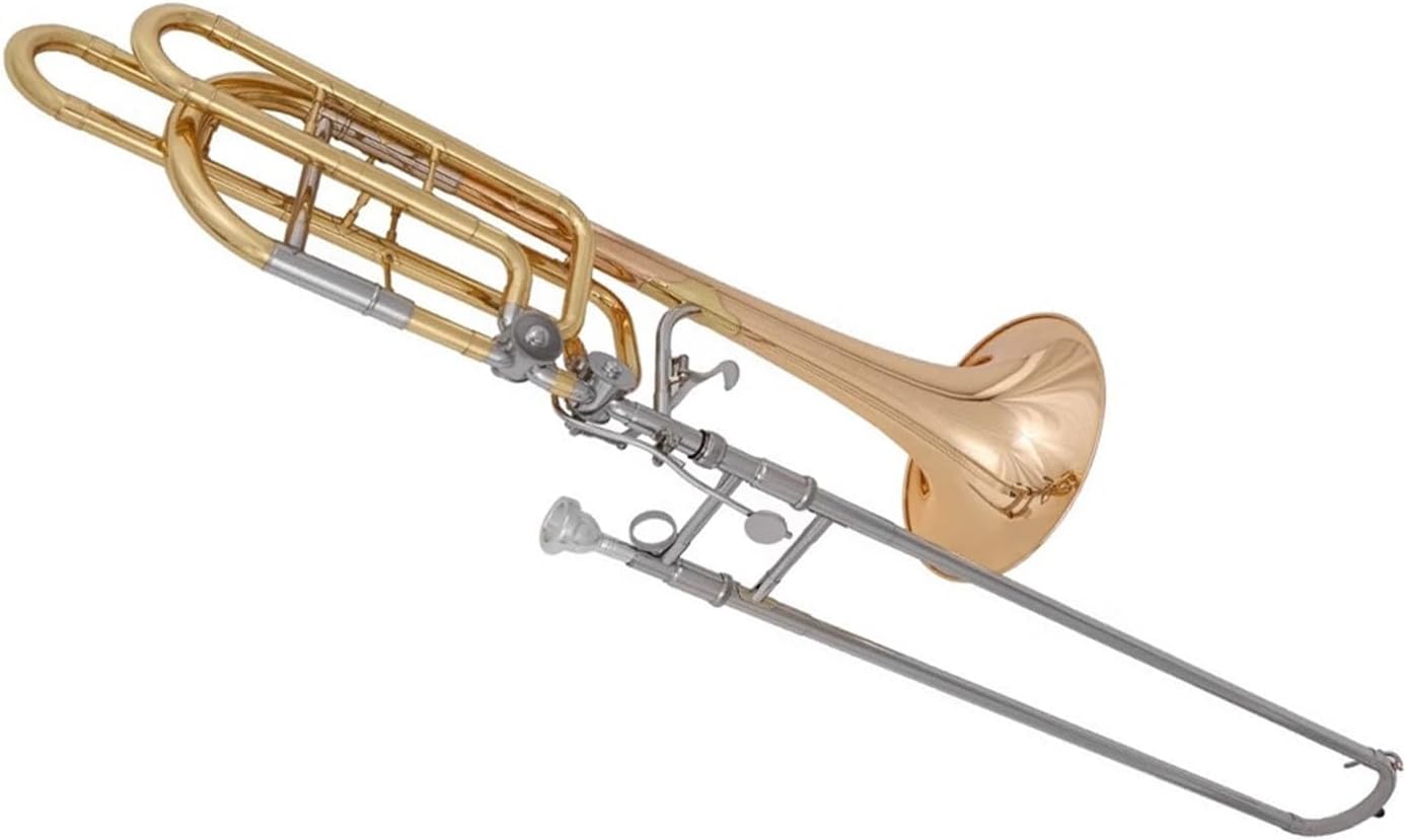 Adult Trombone Instrument The Trombone Bass Transposition Gb/D Is Suitable For Beginners To Play The Instrument(10)