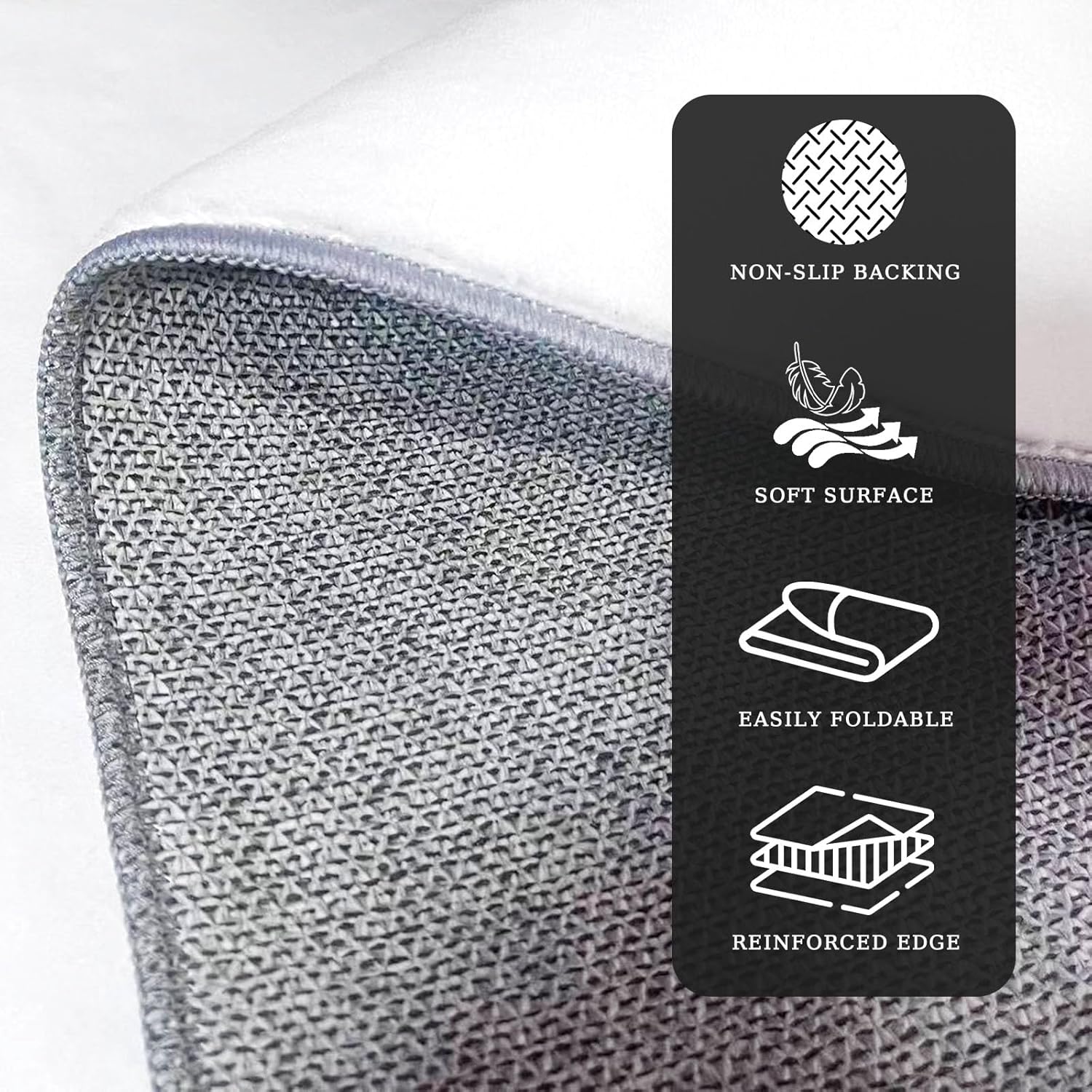 Piano Guitar Drum Set Rug 8x10 for Living Room, Musical Instrument Area Rugs for Bedroom, Black White Music Theme Carpet Low Pile, Room Decor Large Rugs, Soft Non Slip, Machine Washable Rug