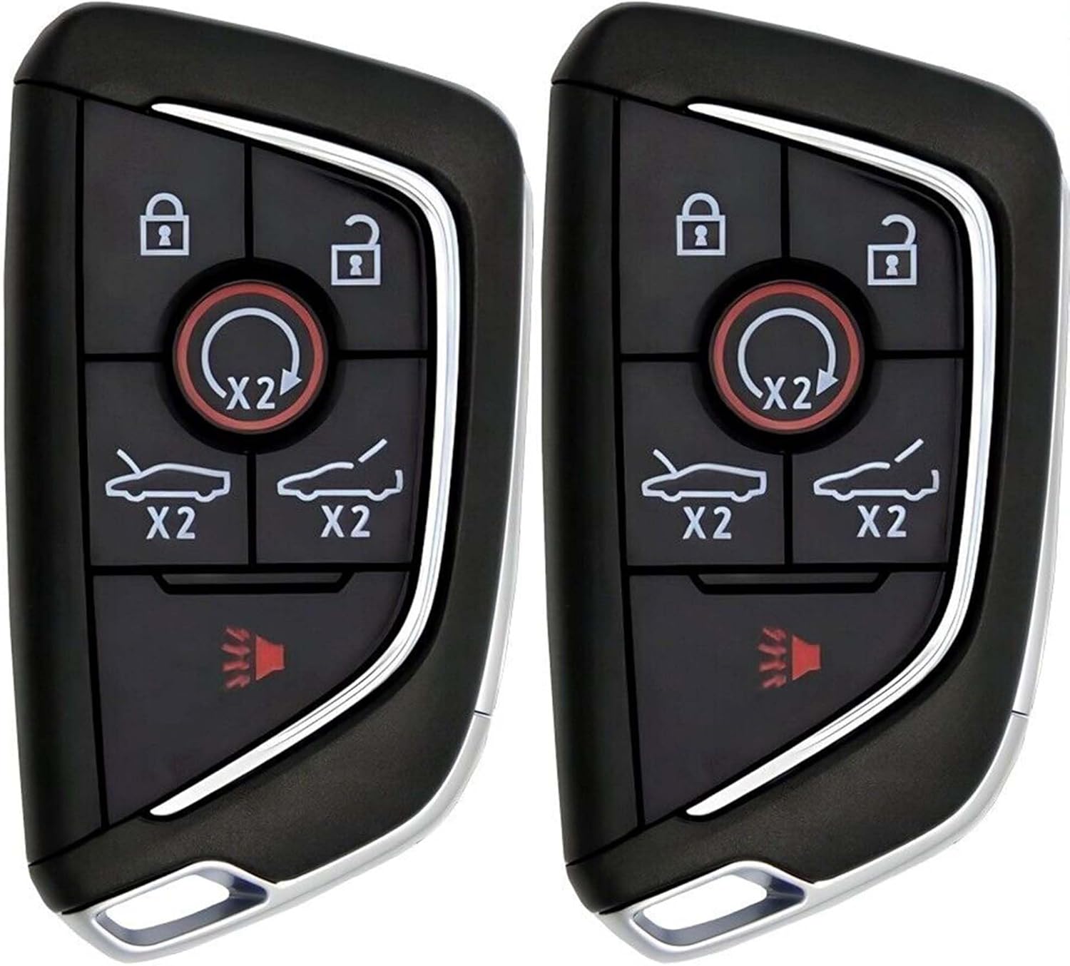 2X New Proximity Keyless Remote Key Fob Compatible with & fit for Select Chevy Corvette C8 - 434 Mhz - YG0G20TB1-13