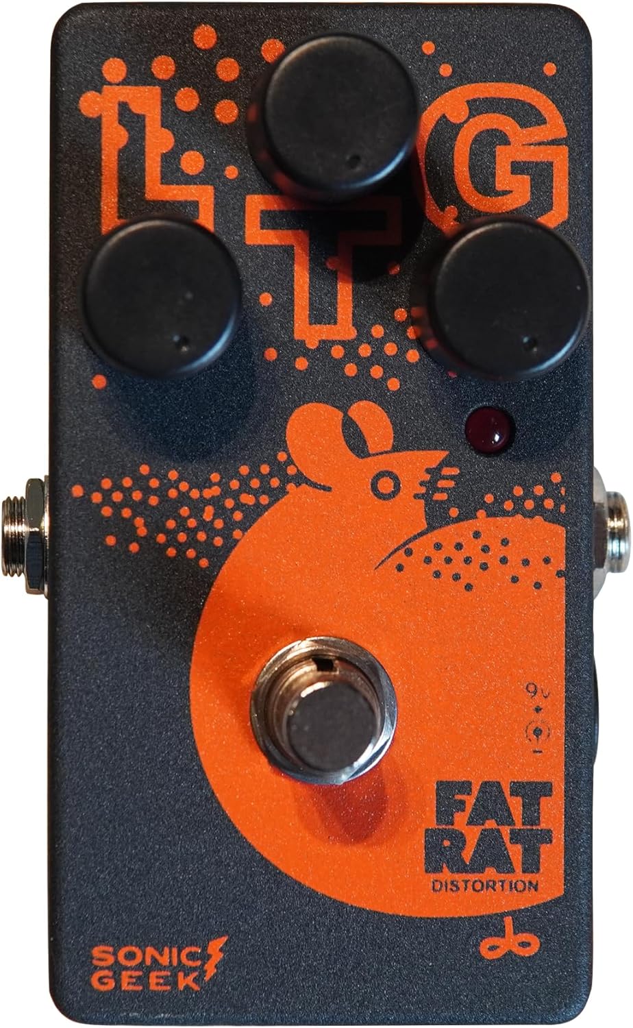 FatRat Guitar Distortion Pedal High Gain True Bypass for Electric Guitar for Studio & Live Performance