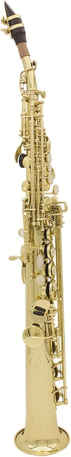 Professional Saxophone Saxophone Sax Bb Key High F Key Brass Lacquered Gold Body and Keys Woodwind Instrument Brass Sax Beginners Kit