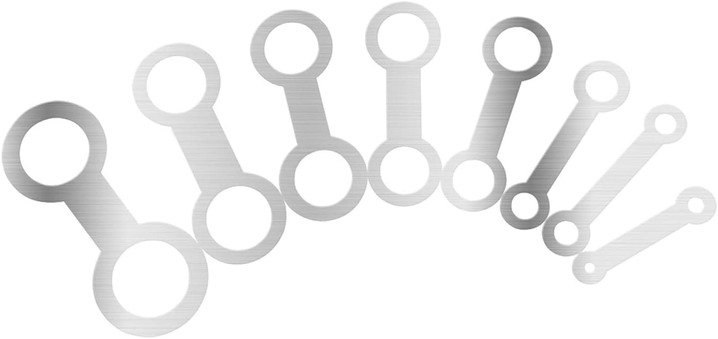 Saxophone Parts Leather Pad Tool Woodwind Instrument Accessory 8 Pcs Flat Pressure Pad Set Saxophone Repairing Tools Kit