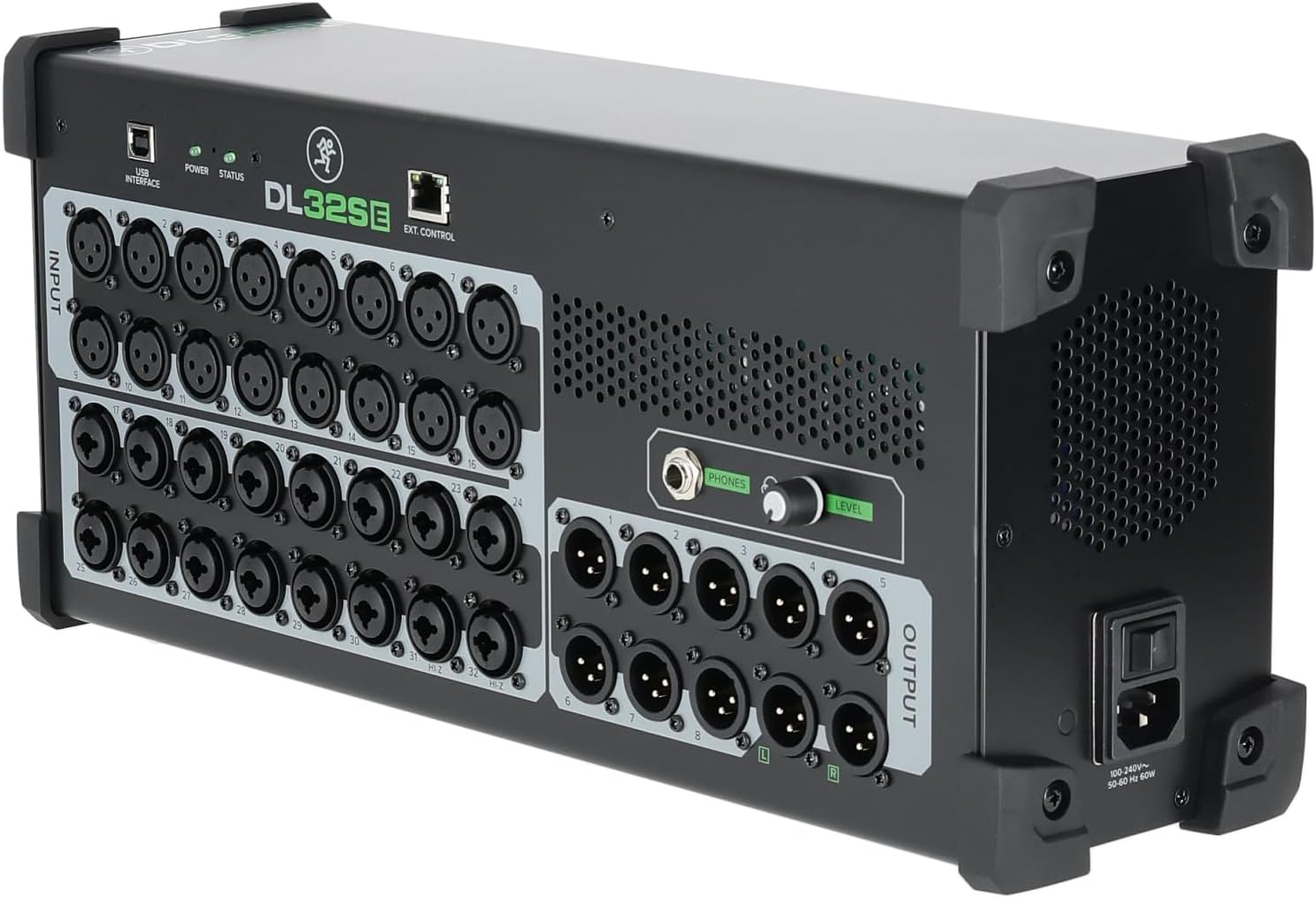 Audiosavings Bundle: Mackie DL32SE 32-Channel Digital Rack Mixer with Onyx+ Preamps and 32x32 USB Interface Bundle with Audio-Technica ATH-M60X Closed-Back Monitor Headphones (2 Items)