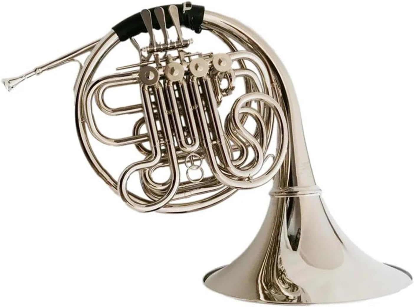 Double Row Bb French Horn Brass 4 Keys