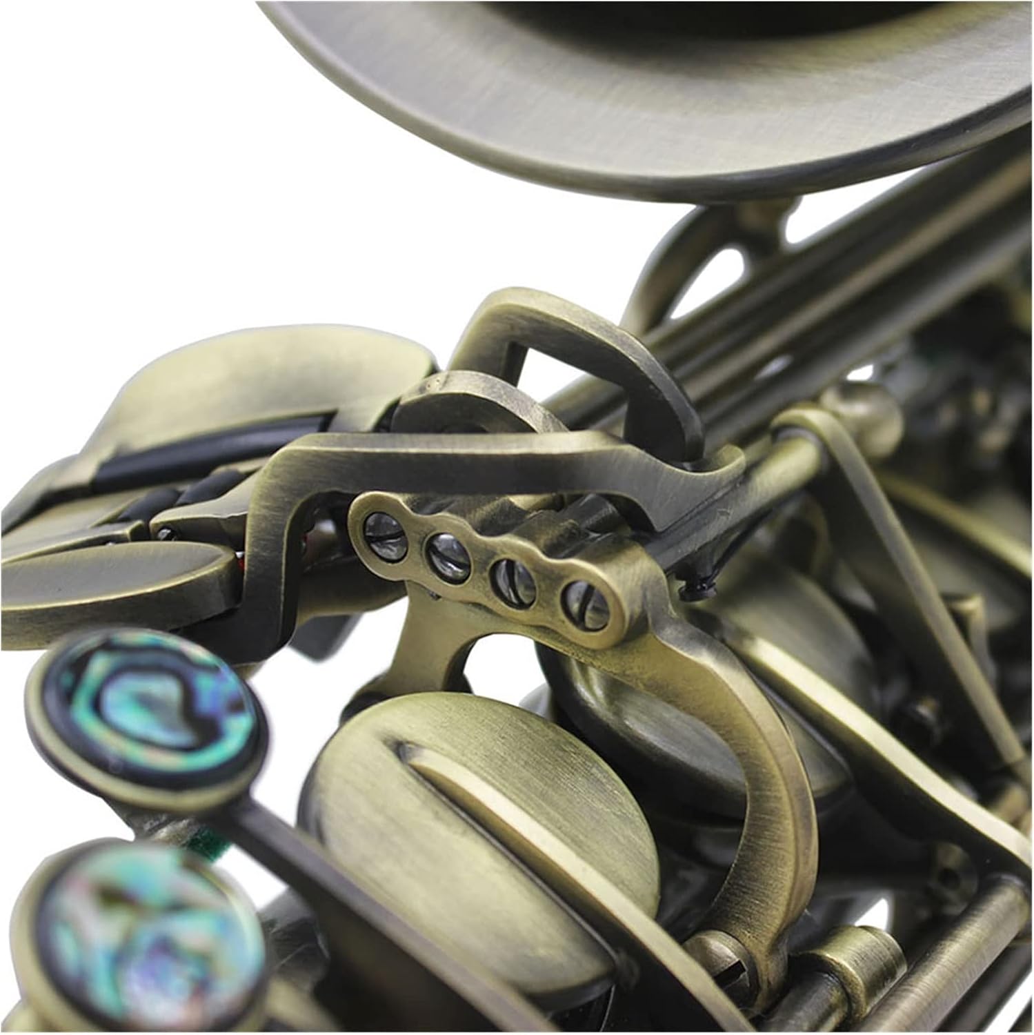 EB Alto Saxophone Woodwind Instrument Abalone Shell Key E Flat with Case Beginner Saxophone